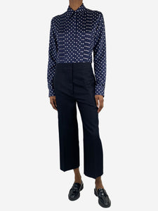 Marni Navy blue trousers - size UK 6