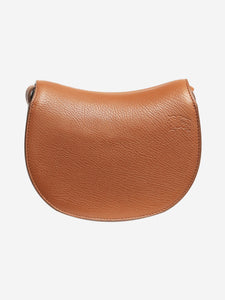 Burberry Brown Rocking Horse leather shoulder bag