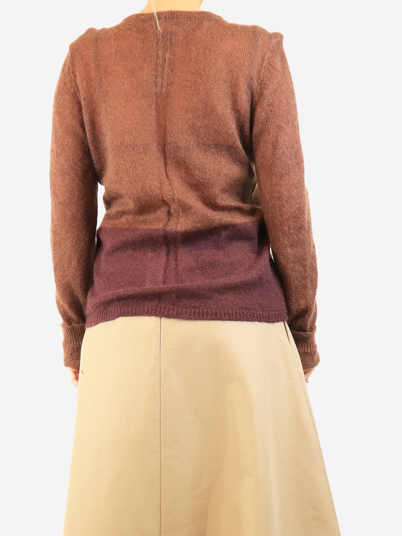 F/W 23 abstract mohair knit jumper - size M Knitwear Rick Owens 