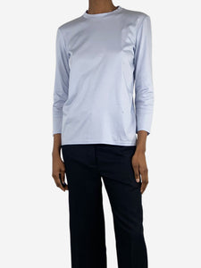 The Row Pale blue long-sleeved t-shirt - size XS