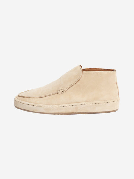 Beige open walk suede shoes - size EU 38 (UK 5) product image