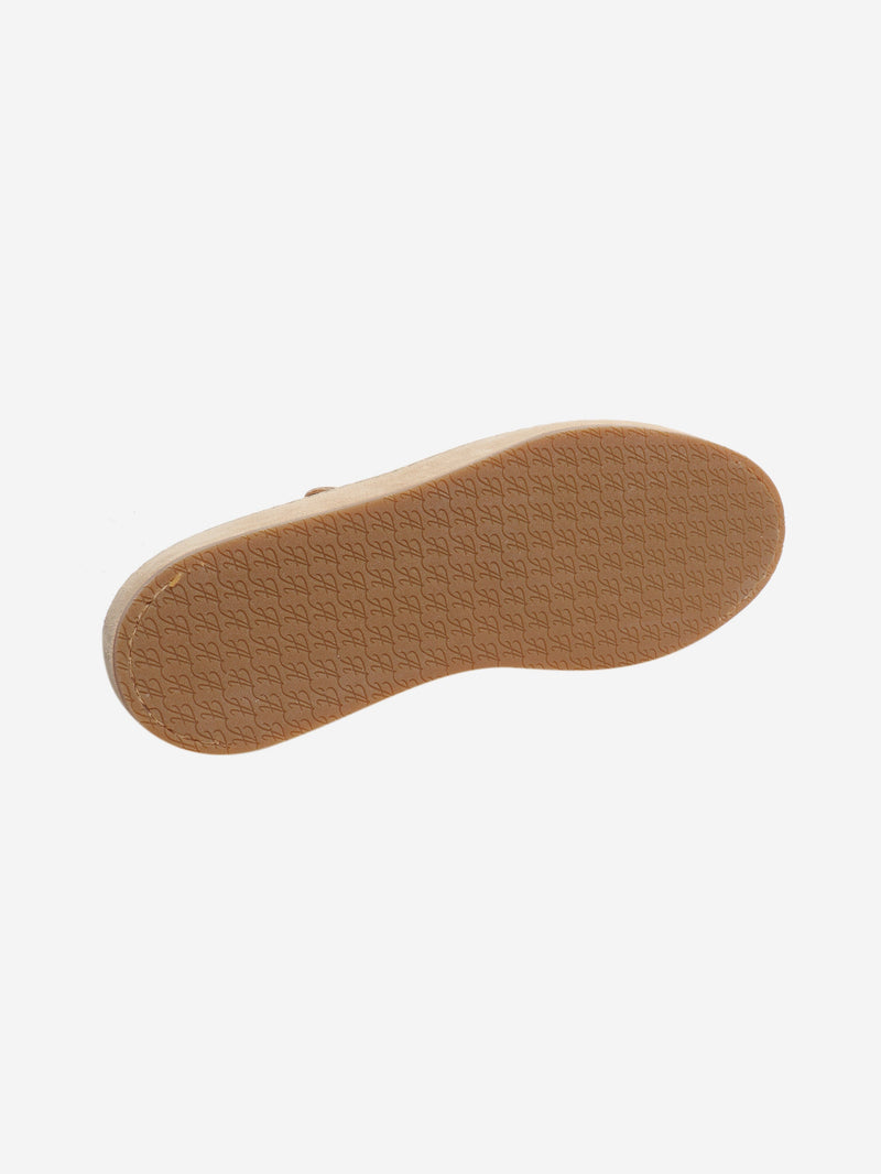 Beige open walk suede shoes - size EU 38 (UK 5) Shoes Loro Piana 