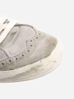 Silver glittery mid-rise trainers - size EU 39 Trainers Golden Goose 