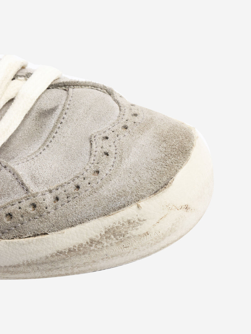 Silver glittery mid-rise trainers - size EU 39 Trainers Golden Goose 