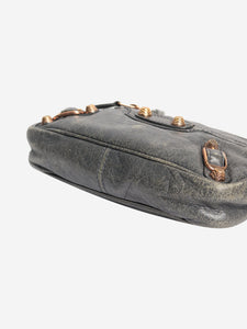 Balenciaga Grey motocross cross-body bag