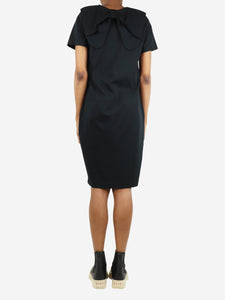 Simone Rocha Black T-shirt dress with bow detail - size XS