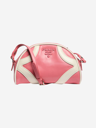 Pink leather Bowling bag Shoulder bags Prada 