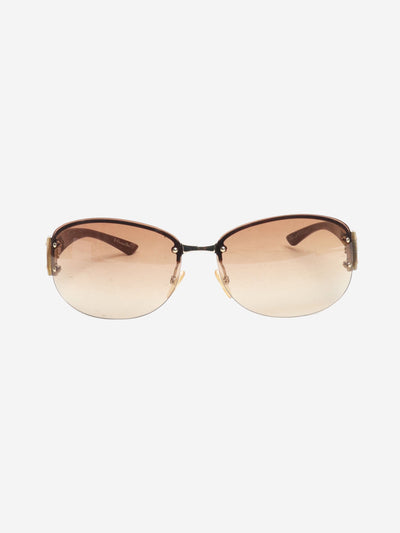 Brown rimless sunglasses Sunglasses Dior 