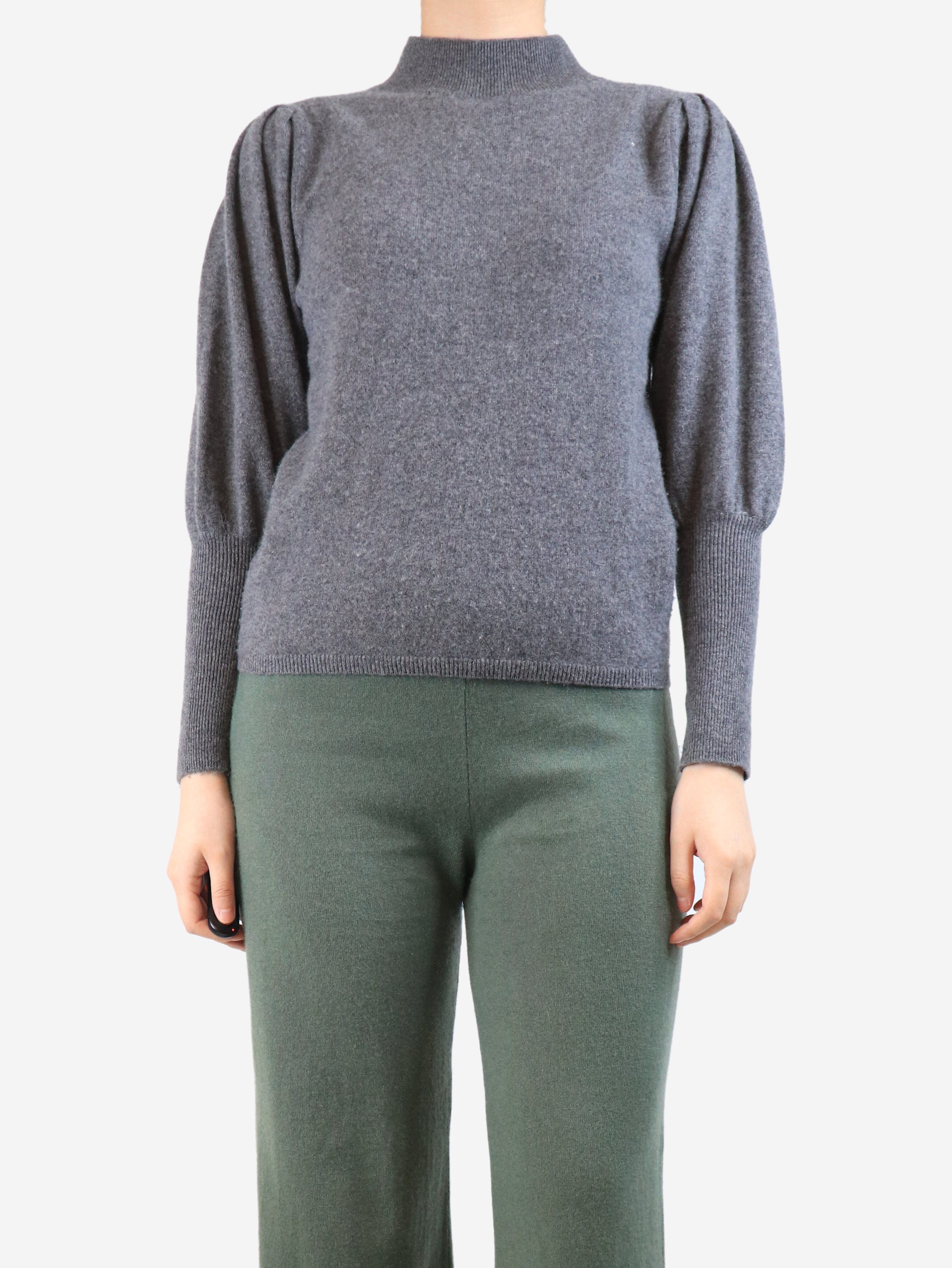 Grey cashmere jumper - size S Knitwear Maria De La Orden 