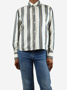 Victoria Beckham Multicoloured striped shirt - size UK 6