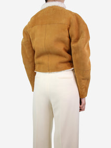 Isabel Marant Brown shearling jacket - size UK 6