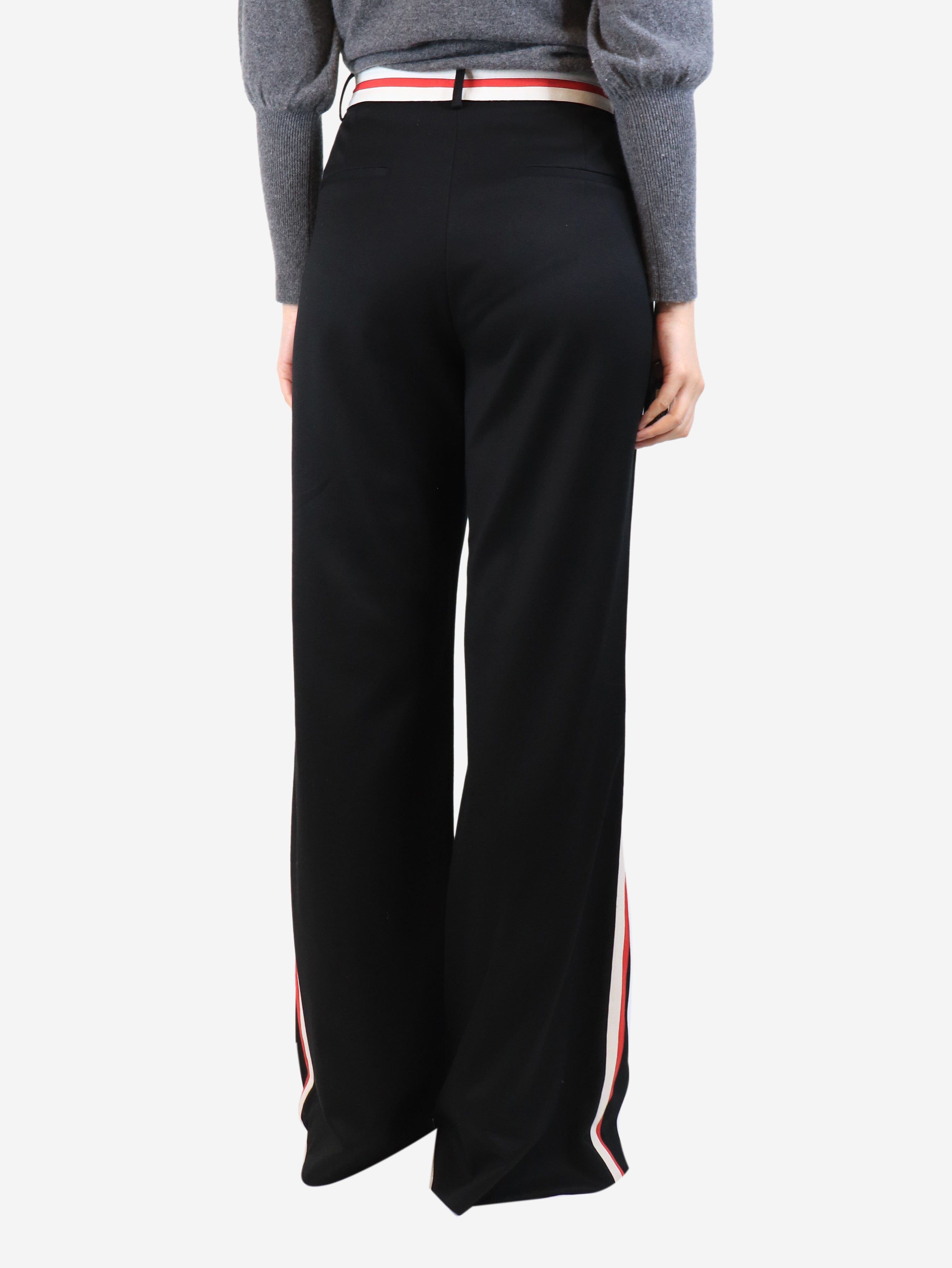 Black side-striped trousers - size UK 18 Trousers Alice + Olivia 