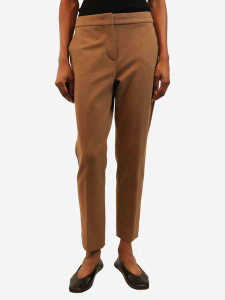 Brown cigarette trousers - size UK 10 product image