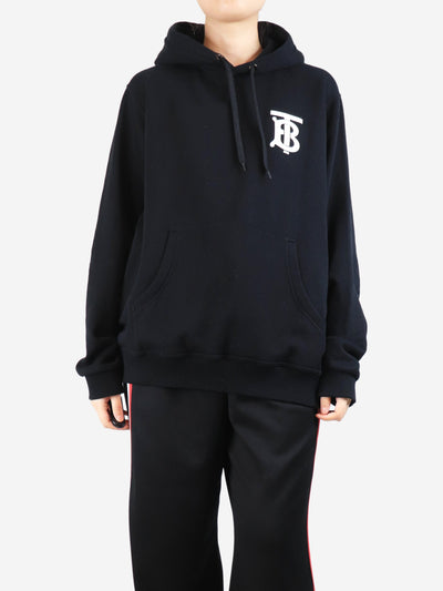 Black logo hoody - size L Tops Burberry 