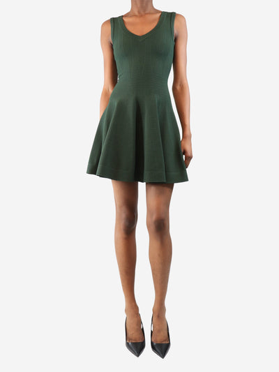 Green sleeveless skater dress - size UK 8 Dresses Alaia 