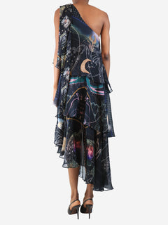 Black asymmetrical neck-tie dress - size XS Dresses Camilla 