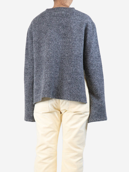Grey wool jumper - size S alternate image
