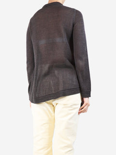 Brown zip cardigan - size M Knitwear Brunello Cucinelli 