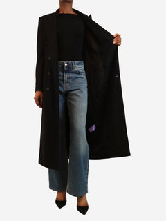 Black pinstripe coat - size UK 6 Coats & Jackets Ralph Lauren 