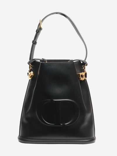 Black C'est CD-embossed calfskin bag Shoulder bags Christian Dior 