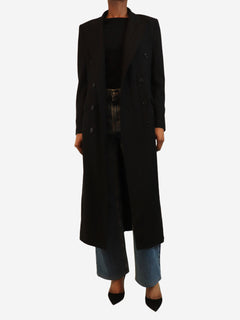 Black pinstripe coat - size UK 6 Coats & Jackets Ralph Lauren 