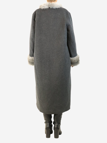 Anouk Yve grey wool coat - size UK 10 alternate image