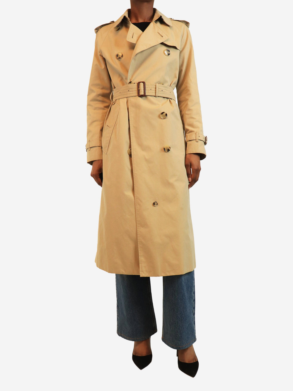 Neutral The Waterloo trench coat - size UK 6 Coats & Jackets Burberry 