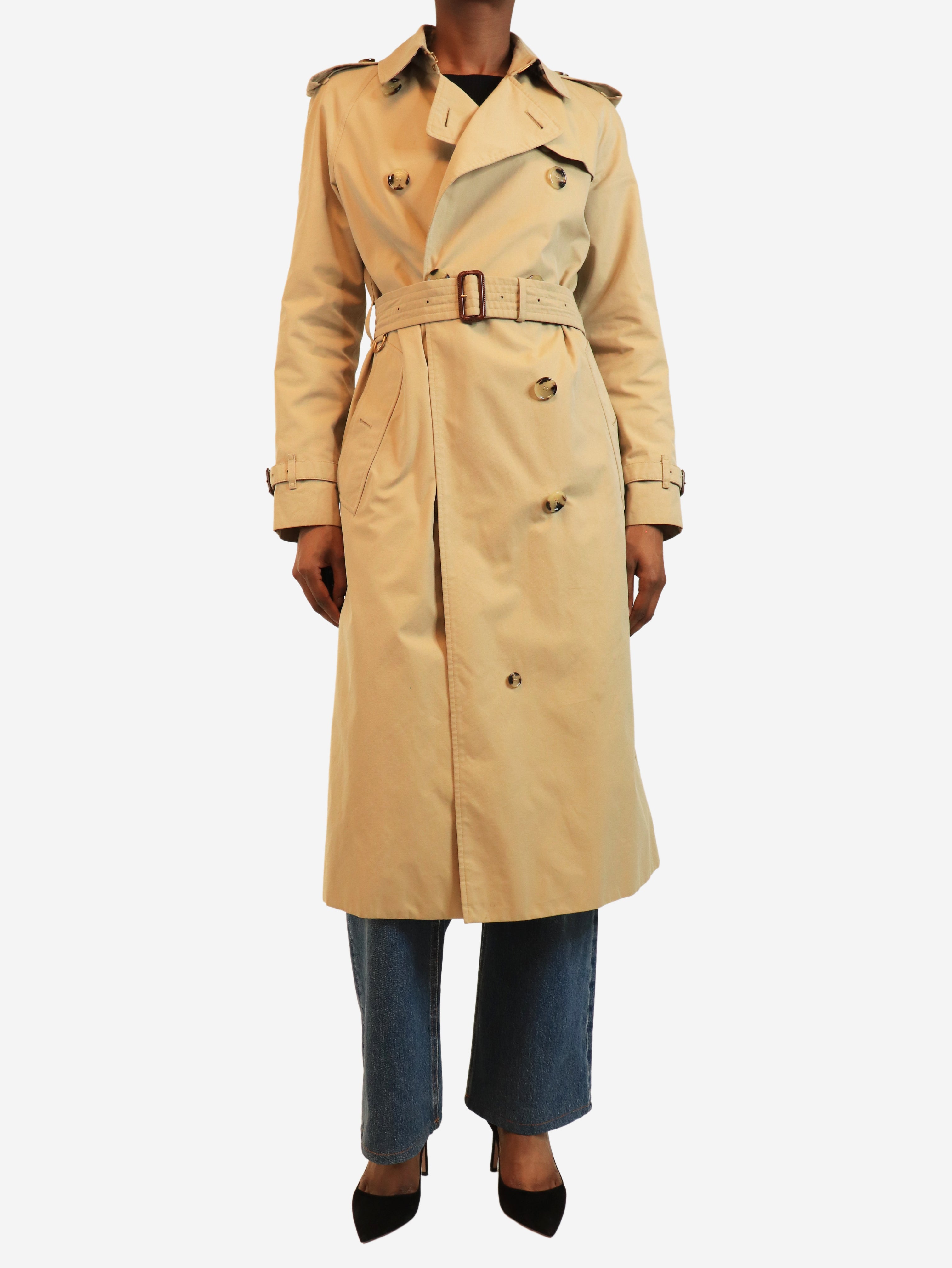 Neutral The Waterloo trench coat - size UK 6