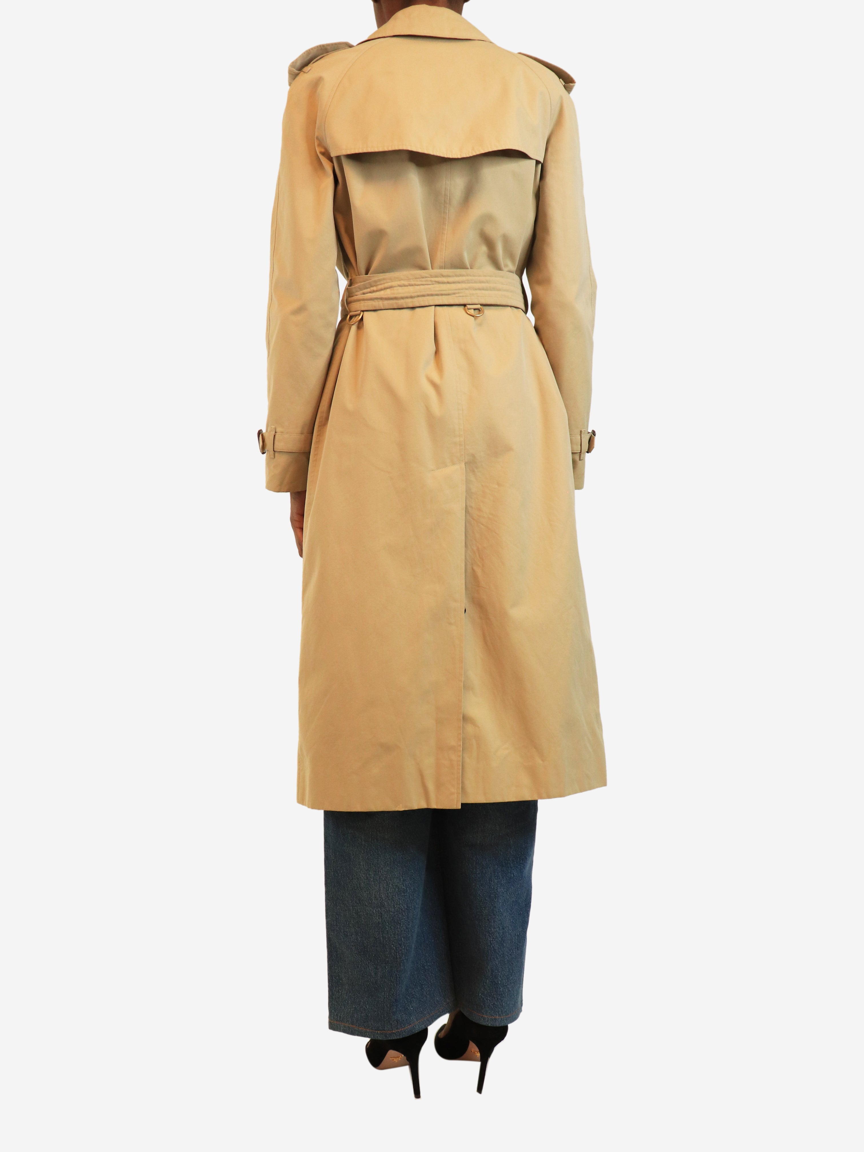 Neutral The Waterloo trench coat - size UK 6