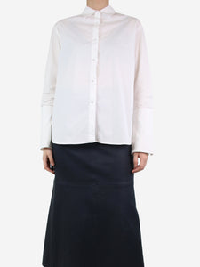 Misha Nonoo White button-up husband cotton shirt - size L
