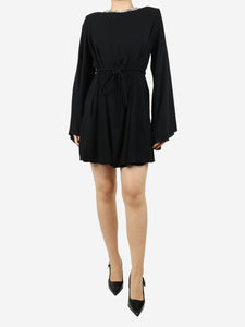 Stella McCartney Black bejewelled mini dress - size UK 8