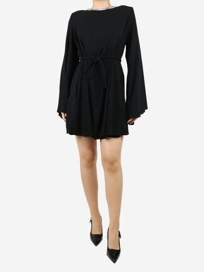 Black bejewelled mini dress - size UK 8 Dresses Stella McCartney 