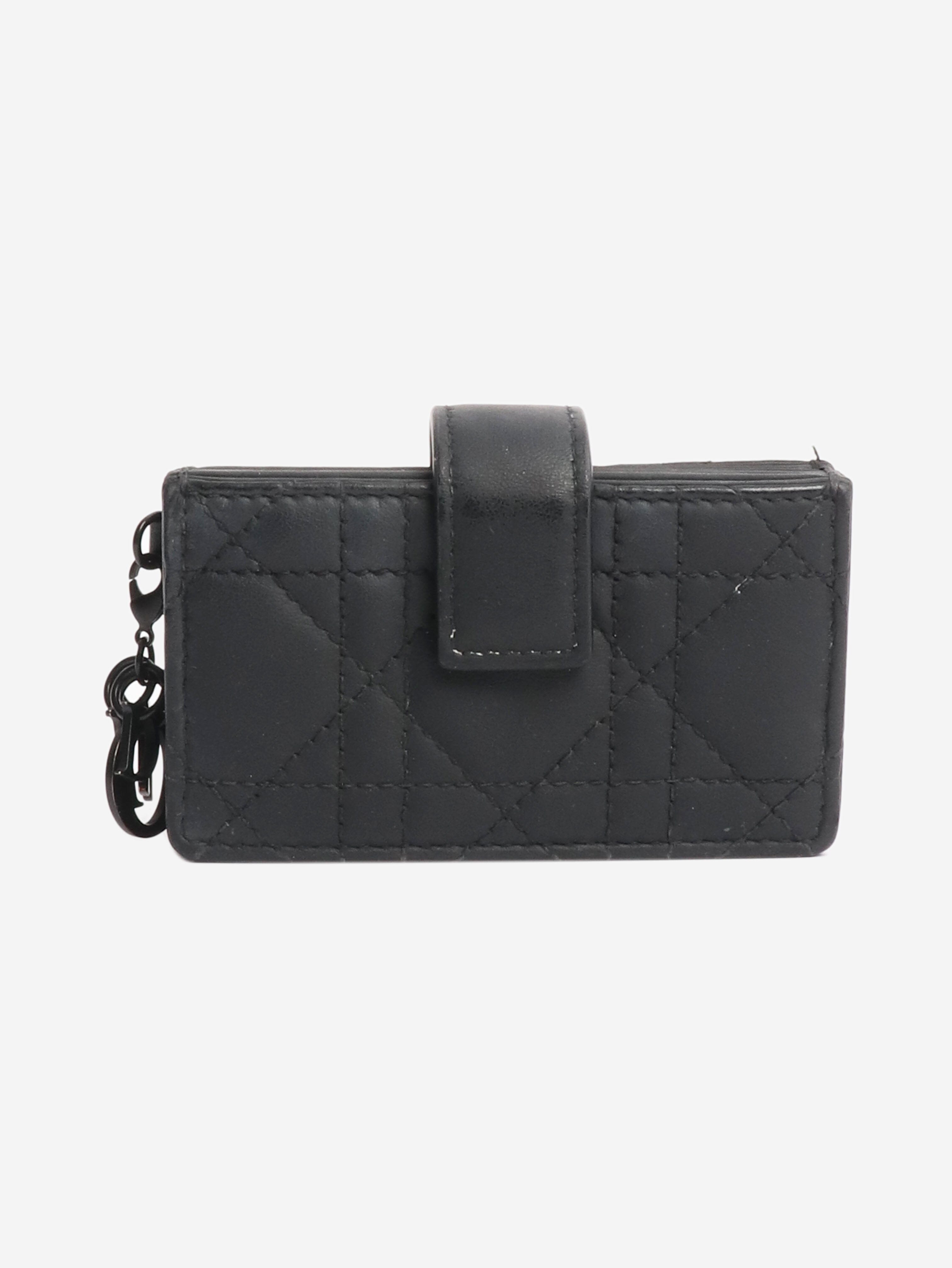 Black Jasmine card holder Wallets, Purses & Small Leather Goods Dior 