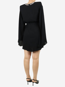 Stella McCartney Black bejewelled mini dress - size UK 8