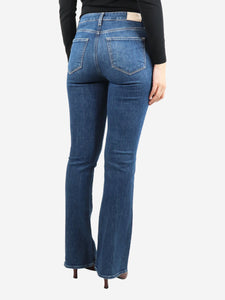 Paige Paige Blue high-rise flared denim jeans - size UK 8