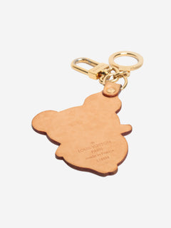Brown Murakami Panda keychain Keyrings Louis Vuitton 