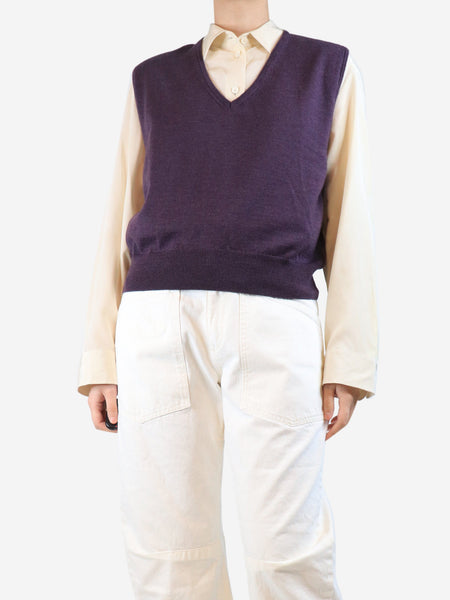 Purple Sonia jumper vest - size UK 8 product image