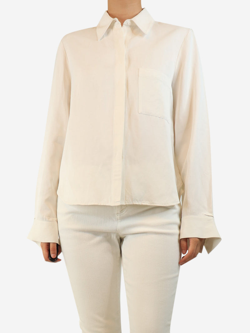 White long-sleeved shirt - size S Tops TWP 