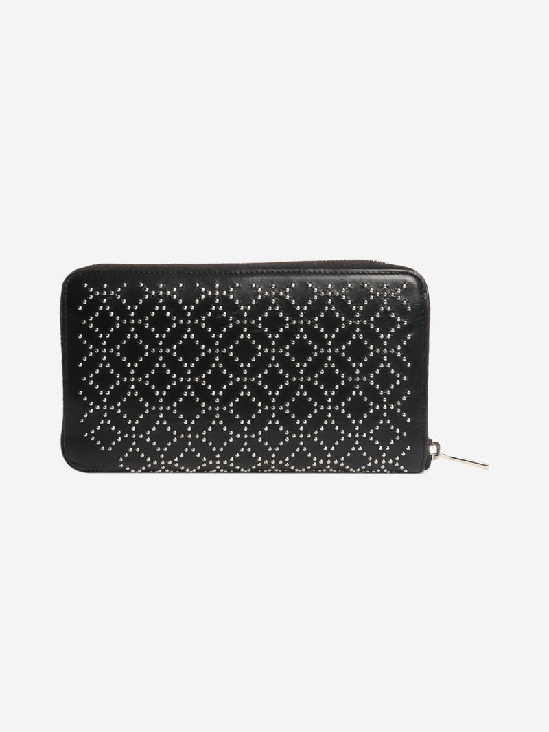 Black leather studded wallet Wallets, Purses & Small Leather Goods Alaia 