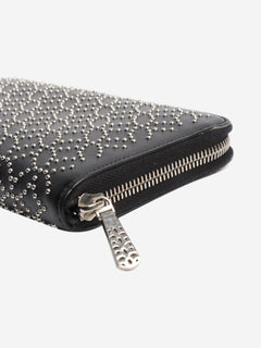 Black leather studded wallet Wallets, Purses & Small Leather Goods Alaia 