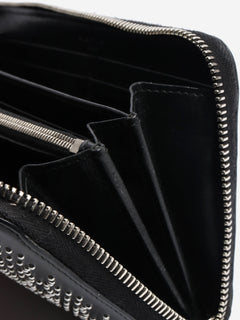 Black leather studded wallet Wallets, Purses & Small Leather Goods Alaia 