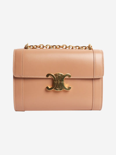 Pink leather Triomphe cross-body bag Cross-body bags Celine 