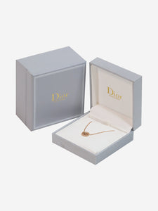 Christian Dior Gold Roses des Vents necklace