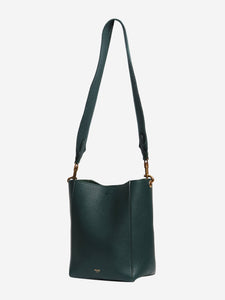 Celine 2019 Dark teal Sangle leather tote