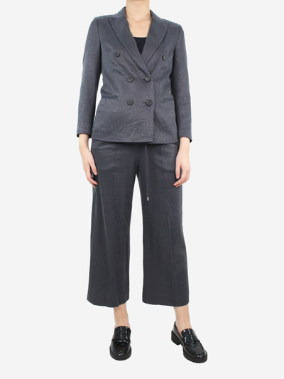 Grey jacket and trouser set - size UK 6/8 Sets Peserico 