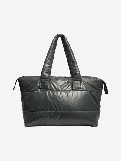 Greenish grey 2008 Cocoon nylon tote bag Tote Bags Chanel 