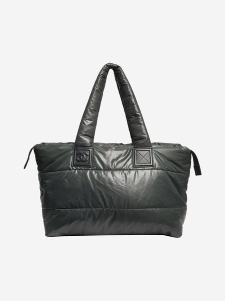 Greenish grey 2008 Cocoon nylon tote bag product image