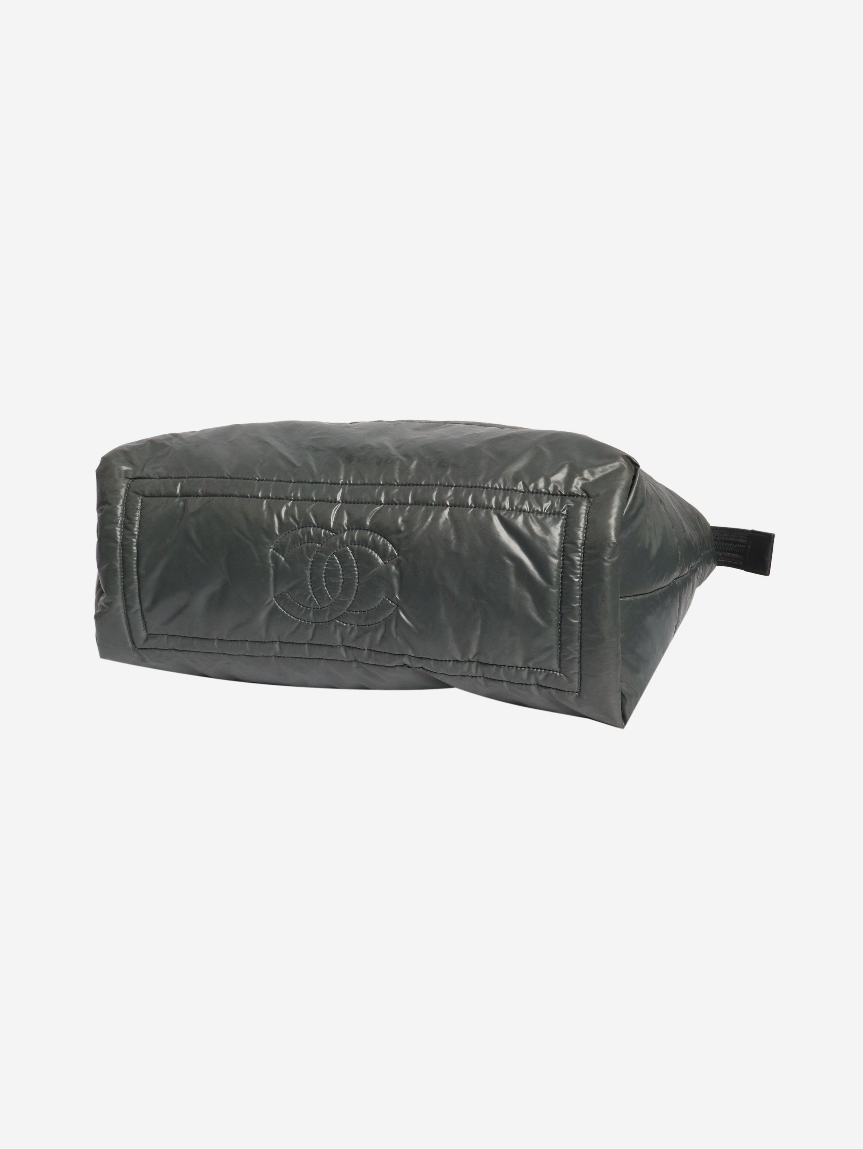 Greenish grey 2008 Cocoon nylon tote bag Tote Bags Chanel 