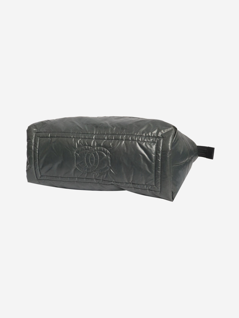 Greenish grey 2008 Cocoon nylon tote bag Tote Bags Chanel 