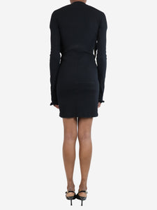 Ottolinger Black contrast knit dress - size M